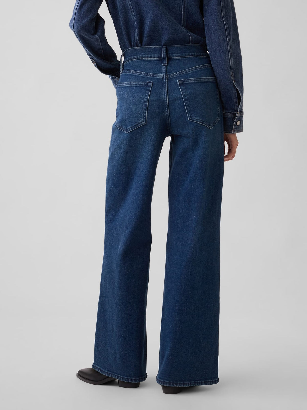 Mavi High Rise Stride Wide-leg Jean Pantolon