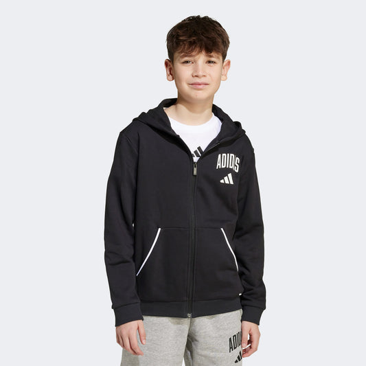 Adidas Seasonal Essentials Collegiate Çocuk Siyah Ceket