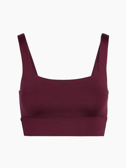 Bordo Gapfit Smooth Square-neck Spor Sütyeni