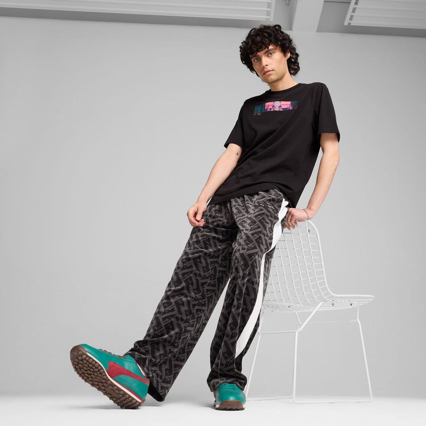 Puma X Squid Game Erkek Siyah T-shirt