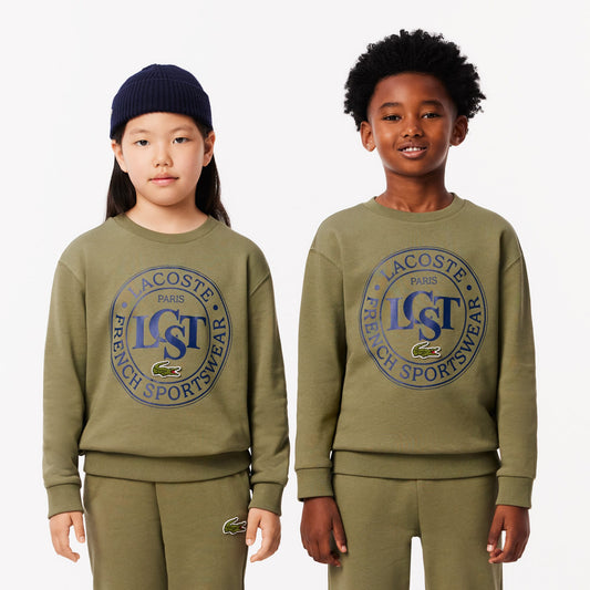 Lacoste Classic Çocuk Haki Sweatshirt