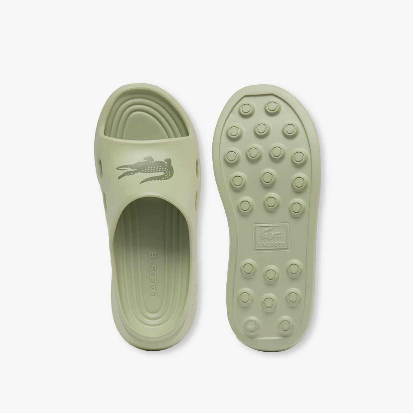 Lacoste Meduz Slide Erkek Haki Terlik