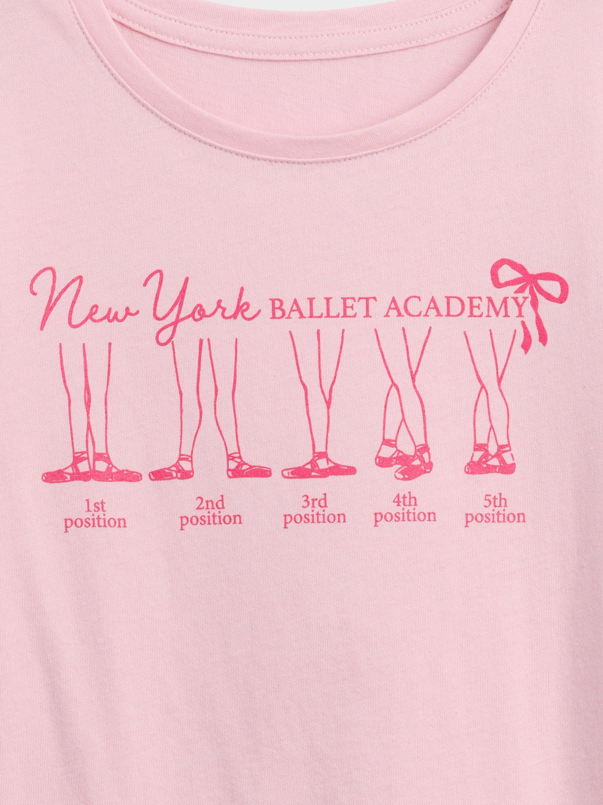 Açık Pembe Grafik Baskılı T-shirt