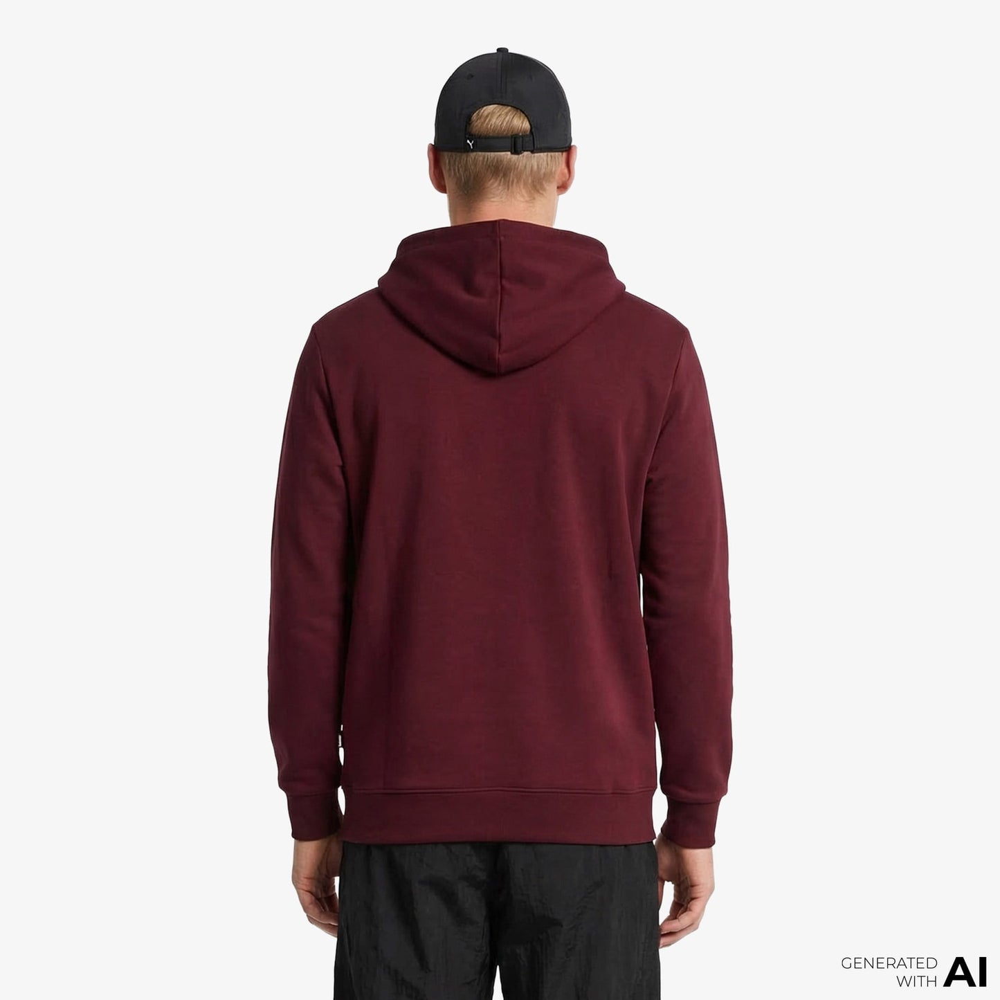 Puma Essentials Elevated Erkek Kırmızı Sweatshirt