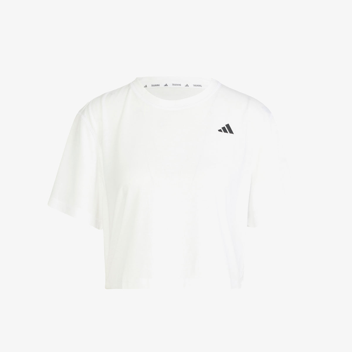 Adidas Train Essentials Boxy Workout Kadın Beyaz Crop T-shirt
