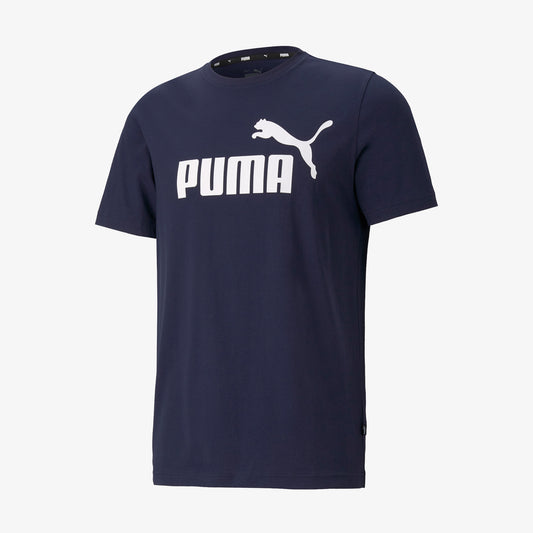 Puma Ess Logo Erkek Lacivert T-shirt