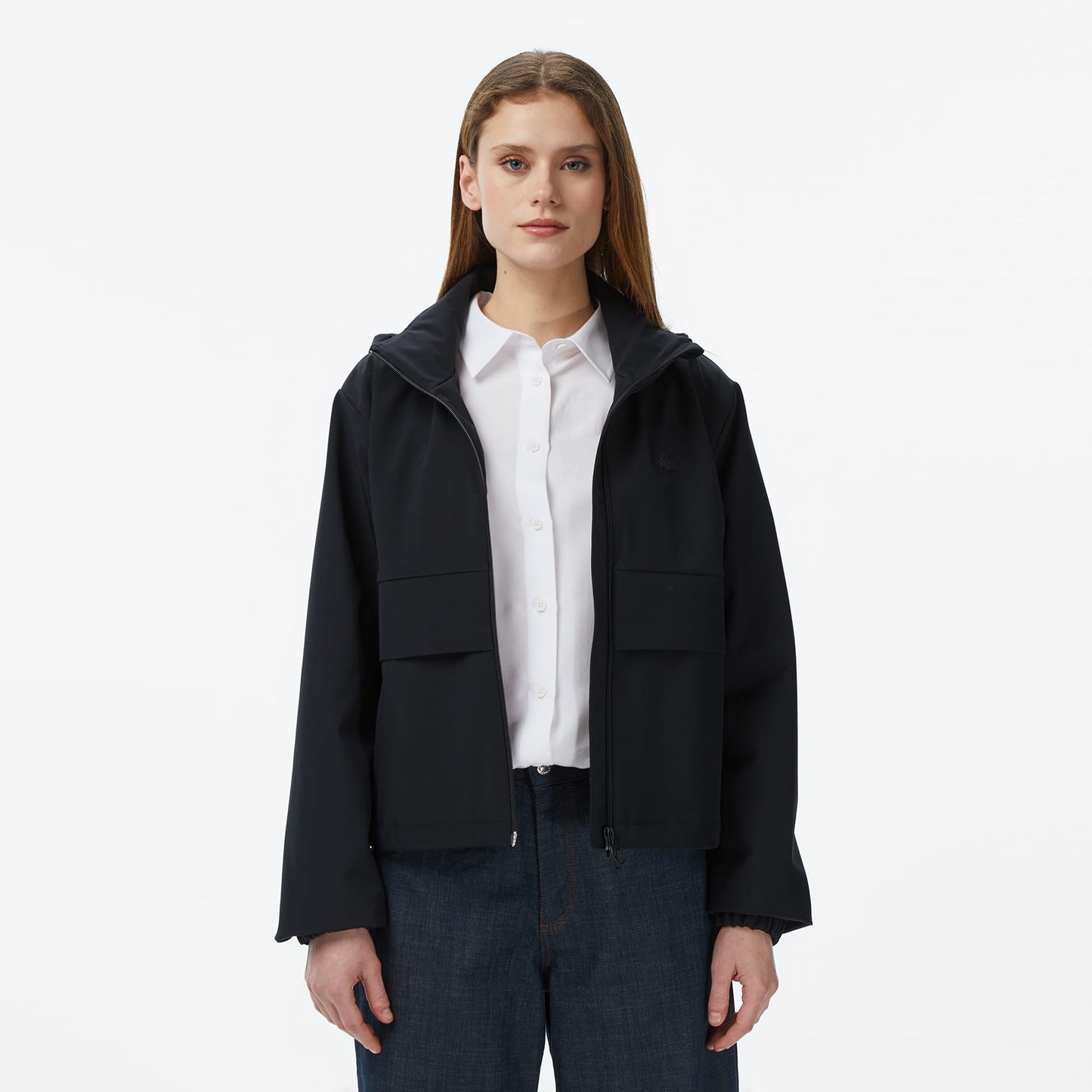 Lacoste Regular Fit Kadın Siyah Ceket