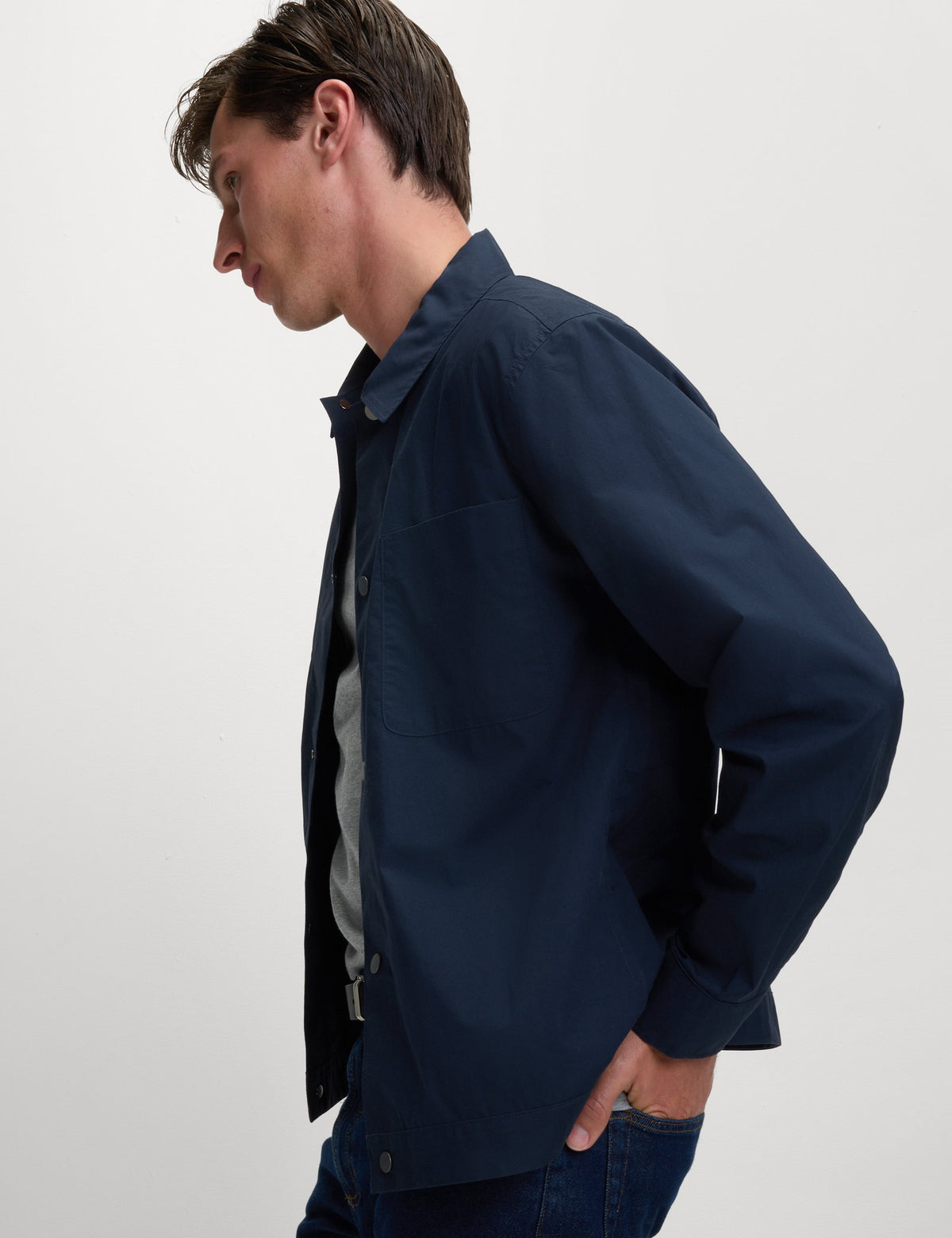%100 Pamuklu Overshirt Gömlek