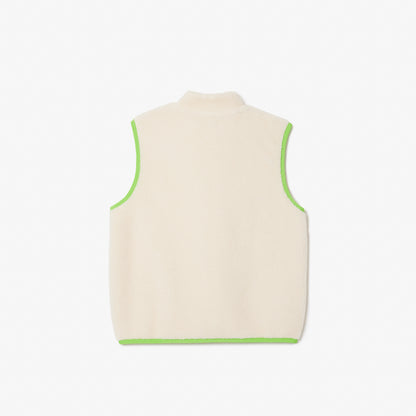 Lacoste Çocuk Dik Yaka Bej Yelek