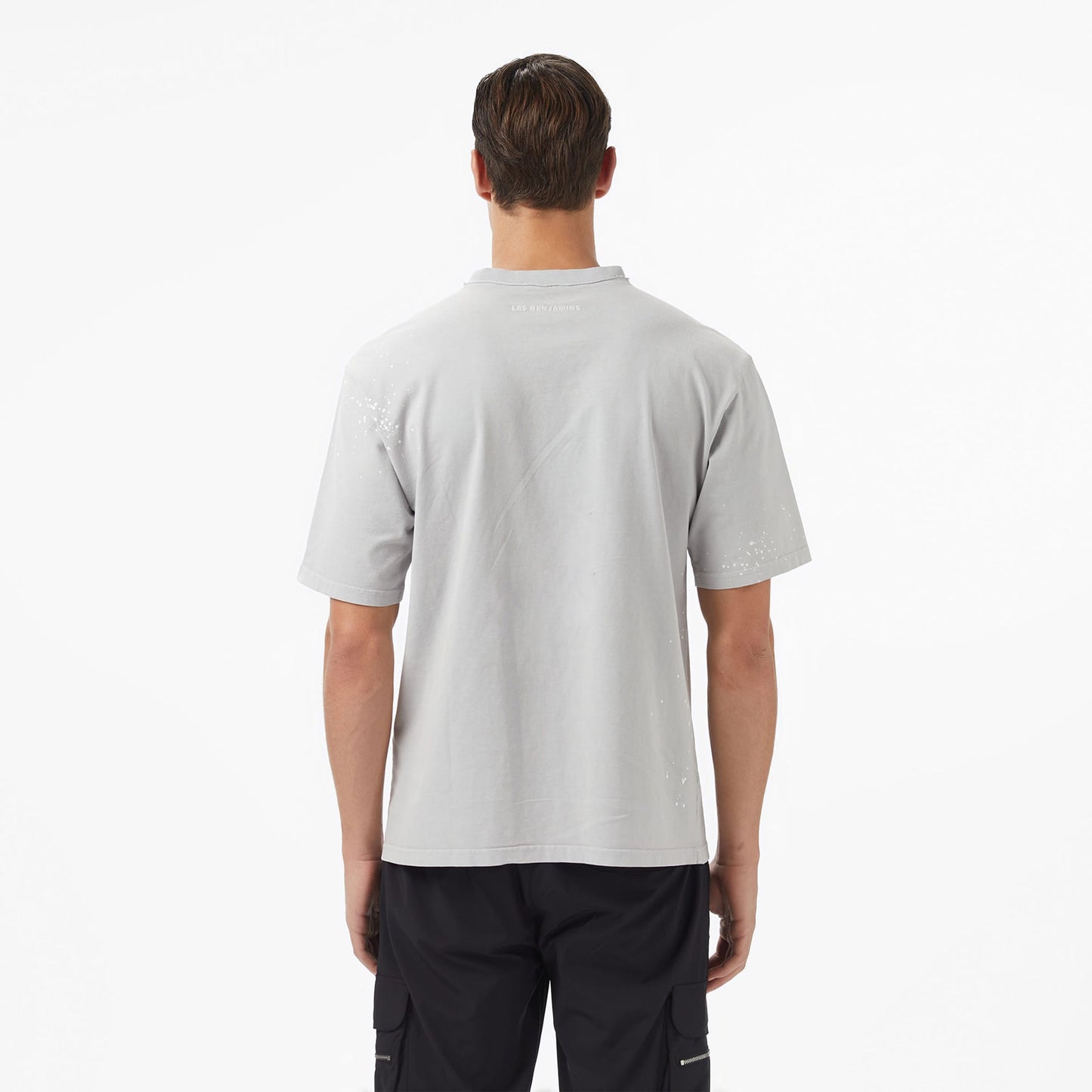 Les Benjamins Essentials Relaxed Fit Erkek Mor T-shirt