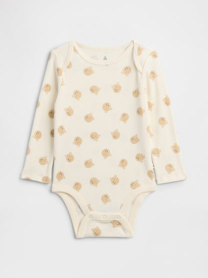 Krem Brannan Bear Detaylı Bodysuit