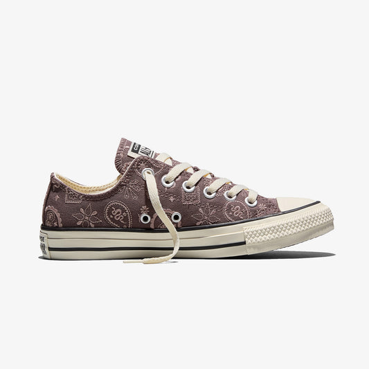 Converse Chuck Taylor All Star Desenli Unisex Kahverengi Sneaker
