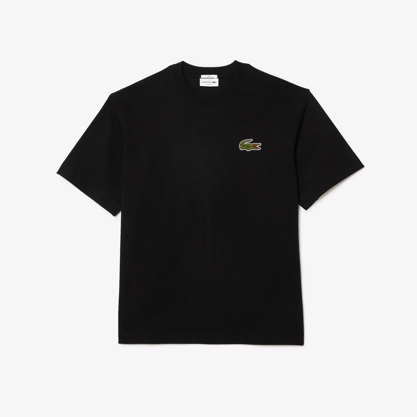 Lacoste Loose Fit Erkek Siyah T-shirt