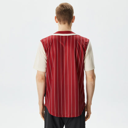 Karl Kani Trekking Block Pinstripe Baseball Erkek Kırmızı Gömlek