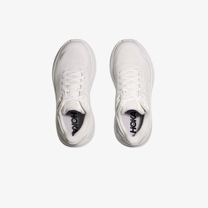 Hoka Bondi 9 Kadın Beyaz Yol Koşu Ayakkabısı