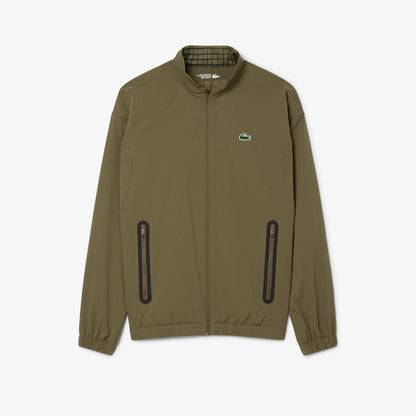 Lacoste Erkek Regular Fit Fermuarlı Baskılı Haki Eşofman Takımı