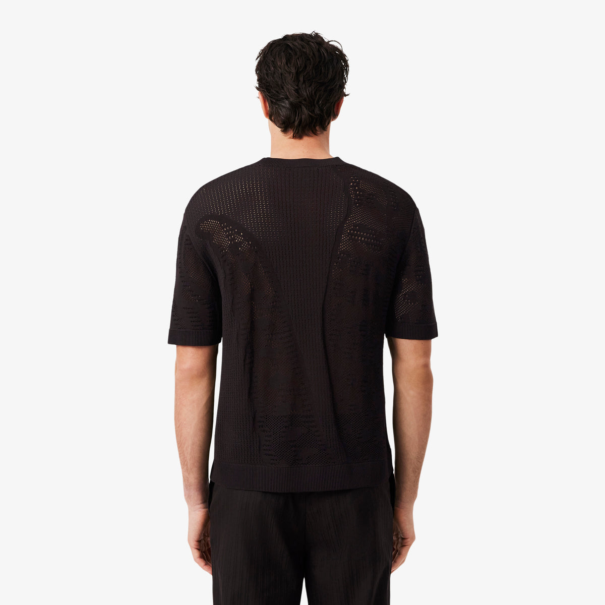 Lacoste Relaxed Fit Erkek Kahverengi Triko