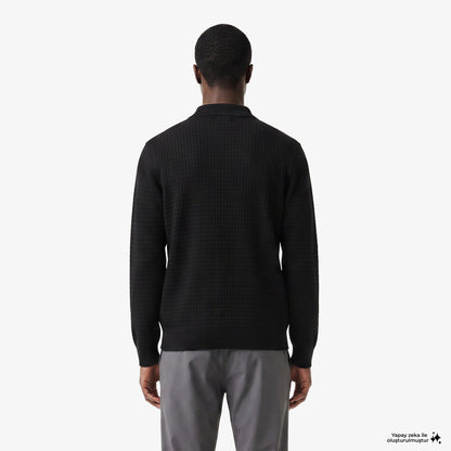 Lacoste Regular Fit Erkek Siyah Kazak