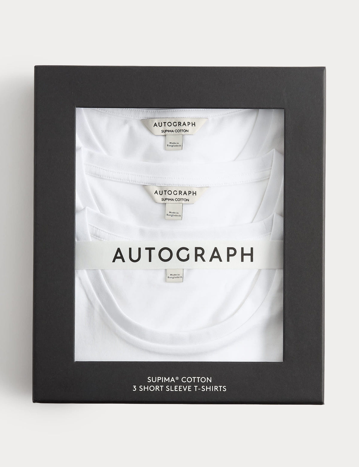 3'lü Pure Supima® Pamuklu T-shirt