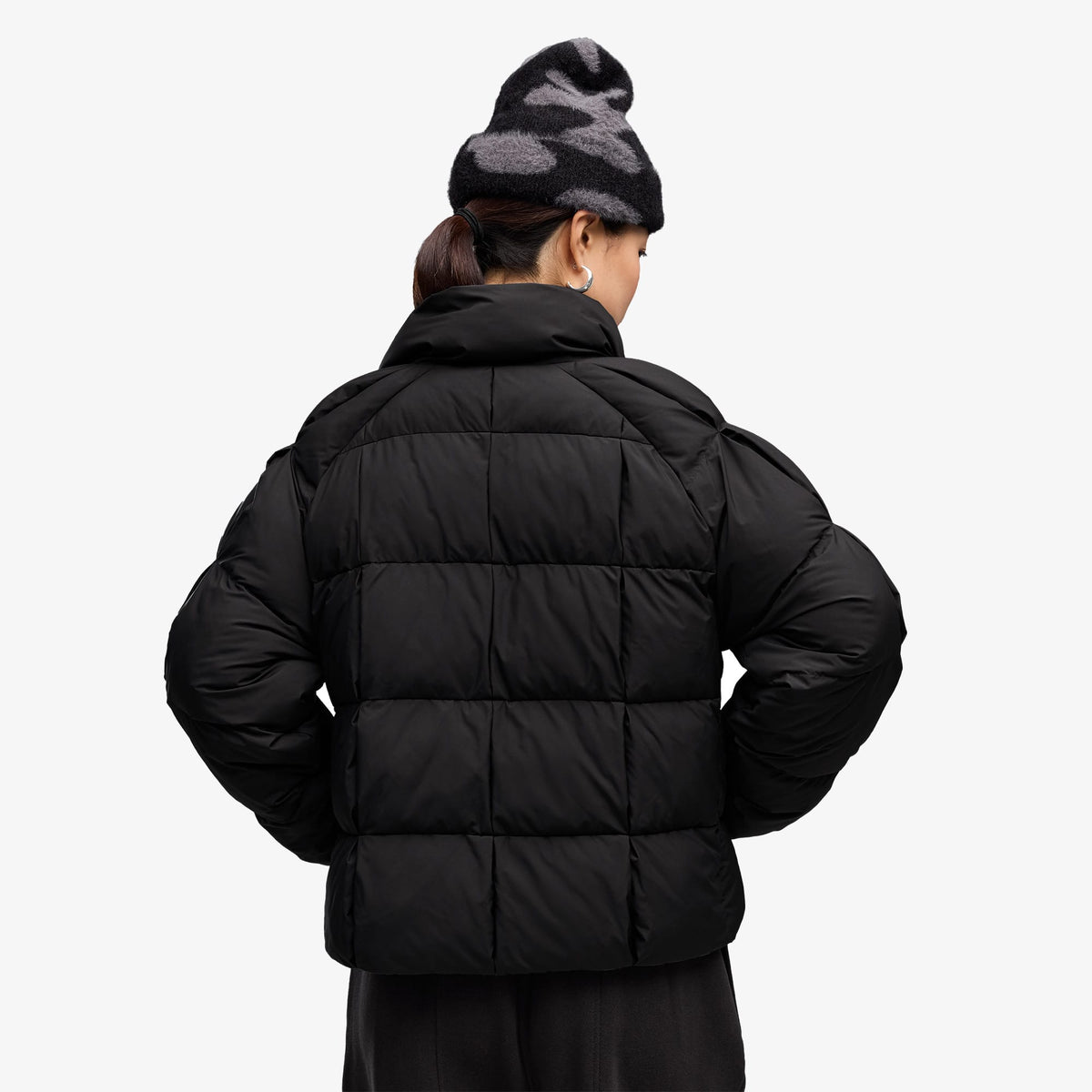 Puma T7 Pleat Puffer Kadın Siyah Ceket