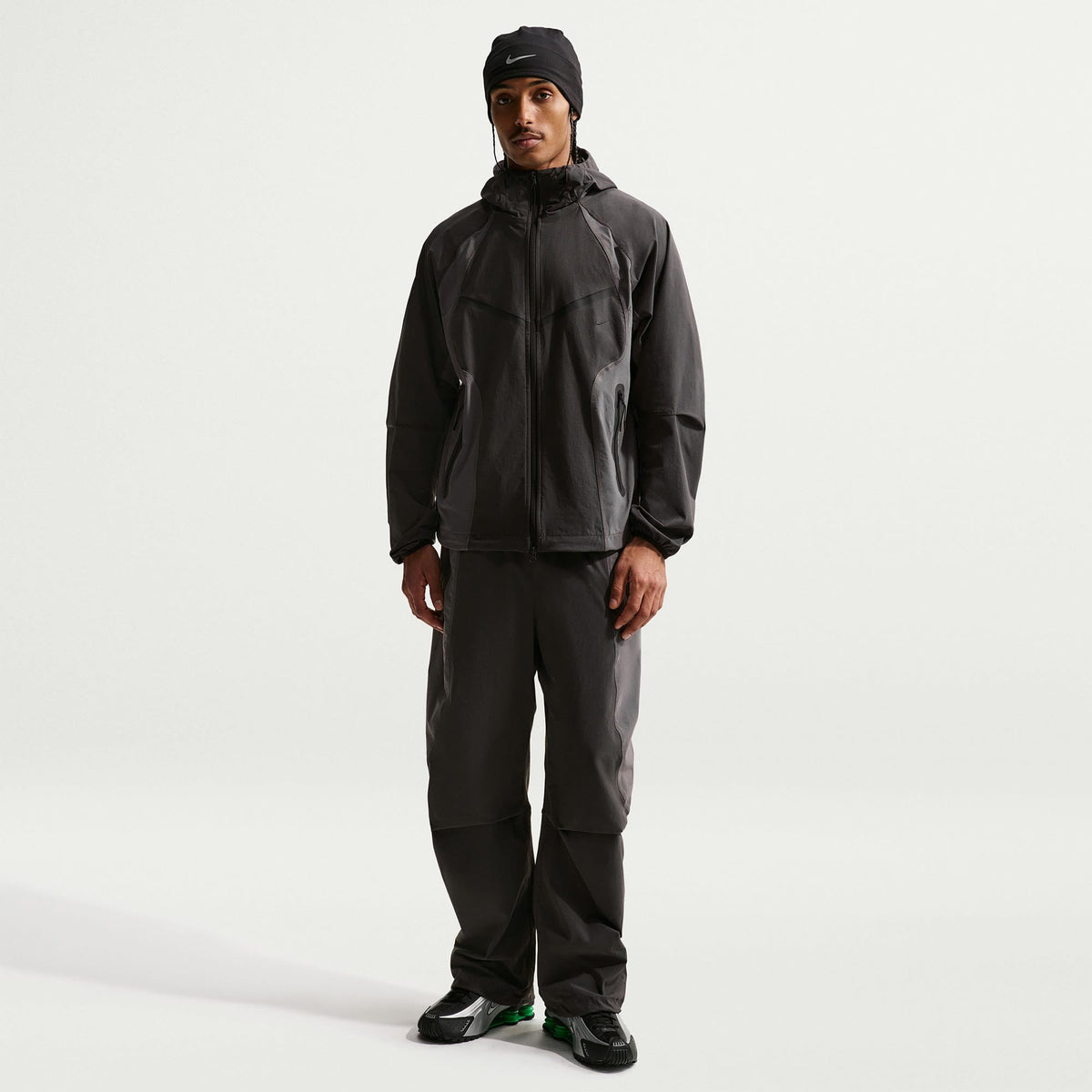Nike Tech Woven Dri-fit Erkek Gri Ceket