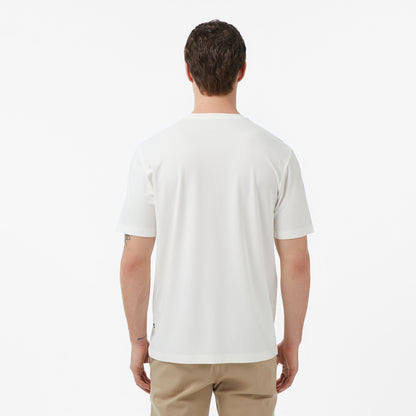 Nautica Erkek Krem Regular Fit T-shirt