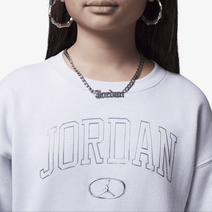 Jordan Baby Blue Crew Çocuk Gri Sweatshirt