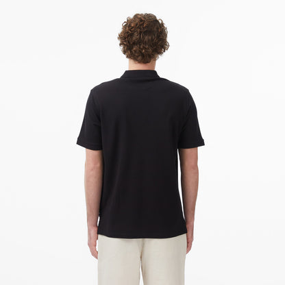 Nautica Erkek Siyah Regular Fit Polo Yaka T-shirt