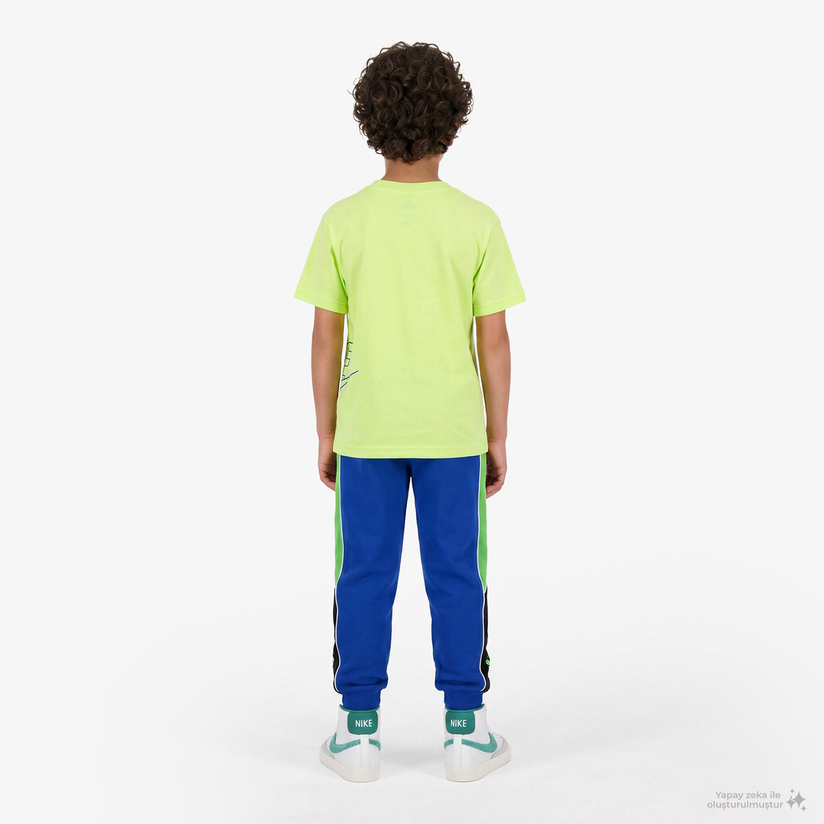 Nike Victory Lap Fleece Çocuk Mavi Eşofman Altı