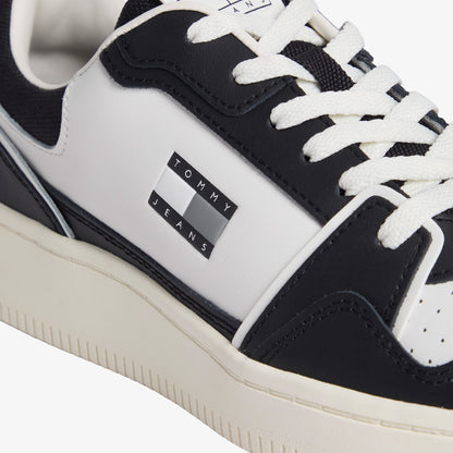 Tommy Hilfiger Retro Basket Erkek Siyah Spor Ayakkabı
