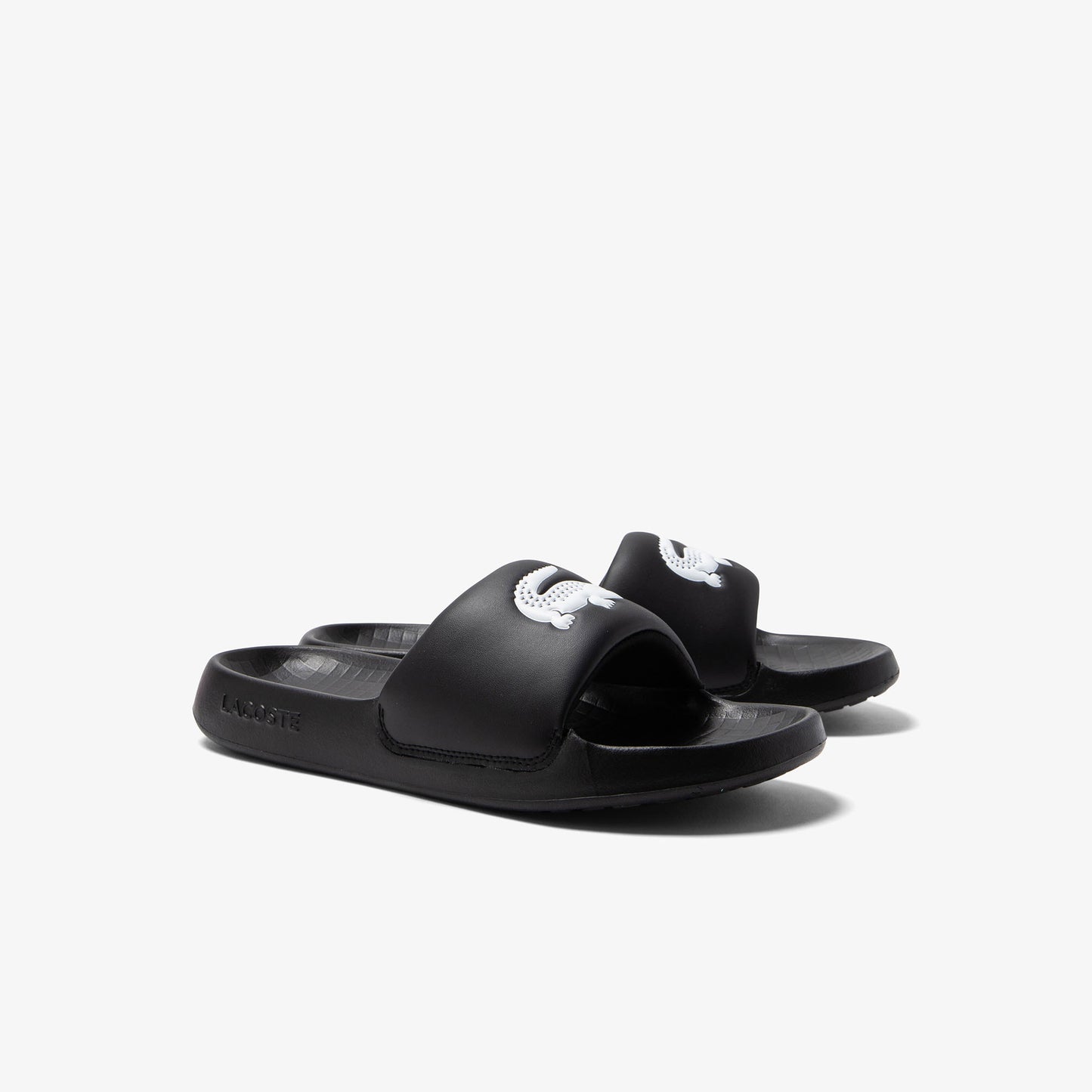 Lacoste Croco 1.0 Kadın Siyah Terlik