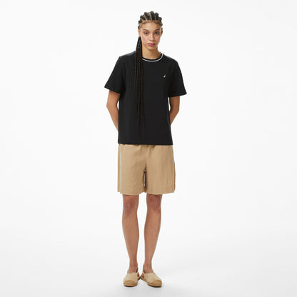 Nautica Kadın Siyah Regular Fit T-shirt