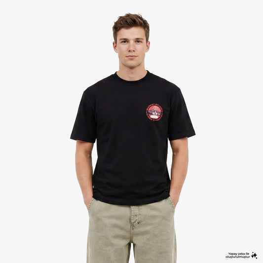 Market Have A Nice Race Erkek Siyah T-shirt