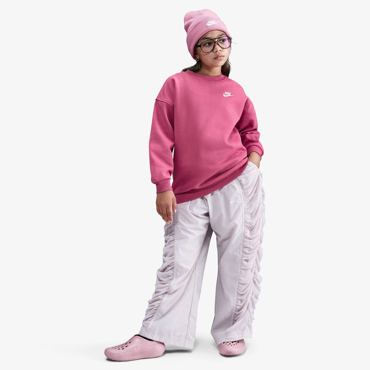 Nike Sportswear Club Fleece Çocuk Pembe Sweatshirt