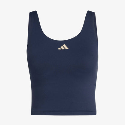 Adidas 3-stripes Studio All Me Kadın Lacivert Crop T-shirt
