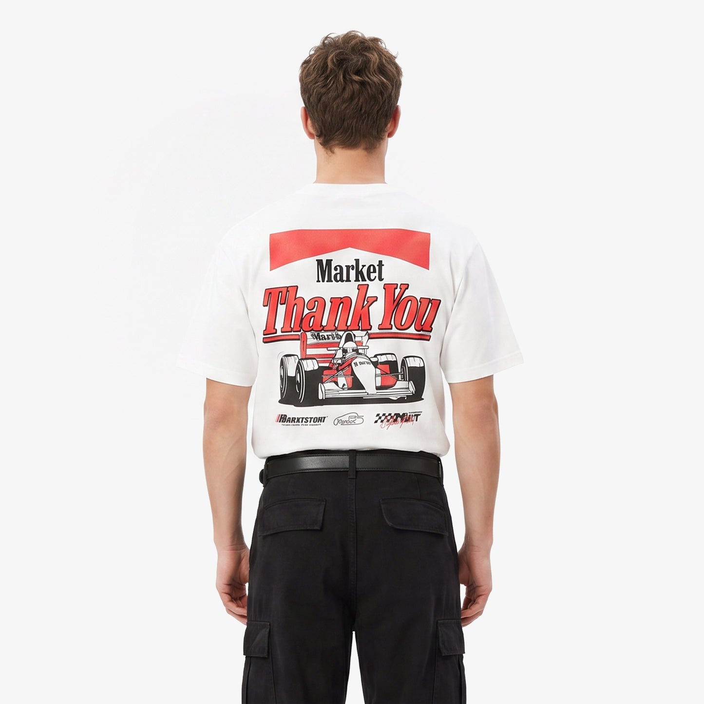 Market Have A Nice Race Erkek Beyaz T-shirt