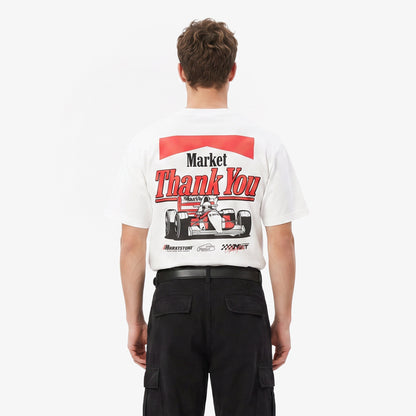Market Have A Nice Race Erkek Beyaz T-shirt