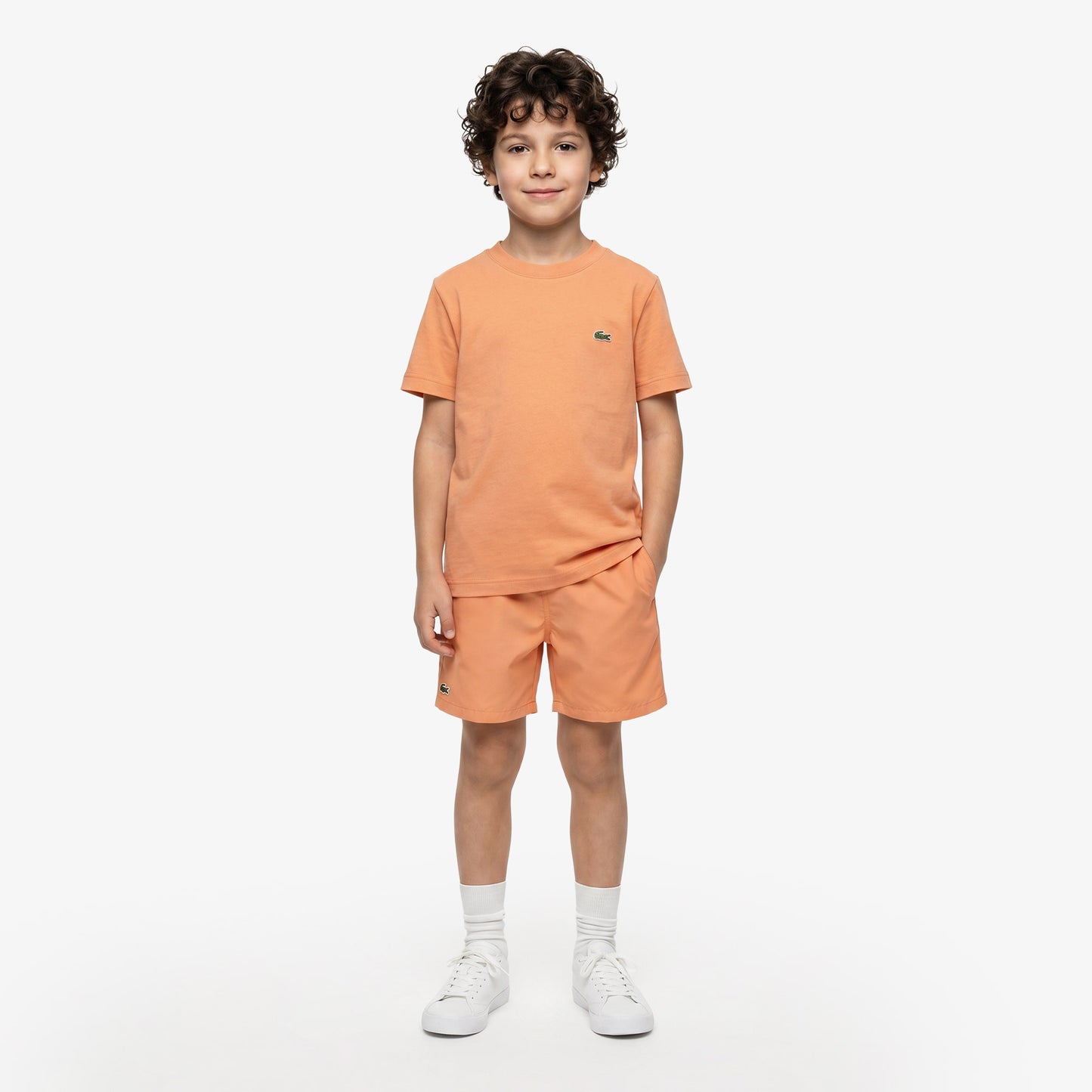 Lacoste Çocuk Bisiklet Yaka Renkli T-shirt