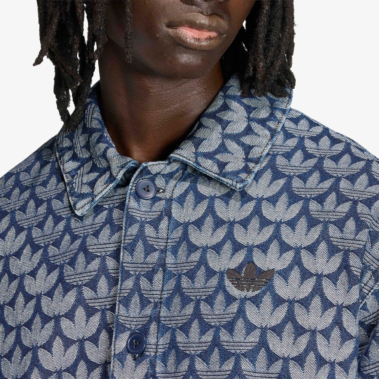 Adidas Denim Monogram Gömlek Erkek