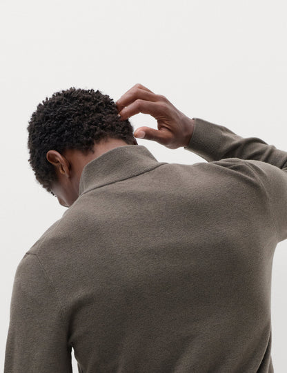 Yarım Fermuarlı Sweatshirt