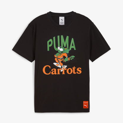 Puma X Carrots Graphic Unisex Siyah T-shirt