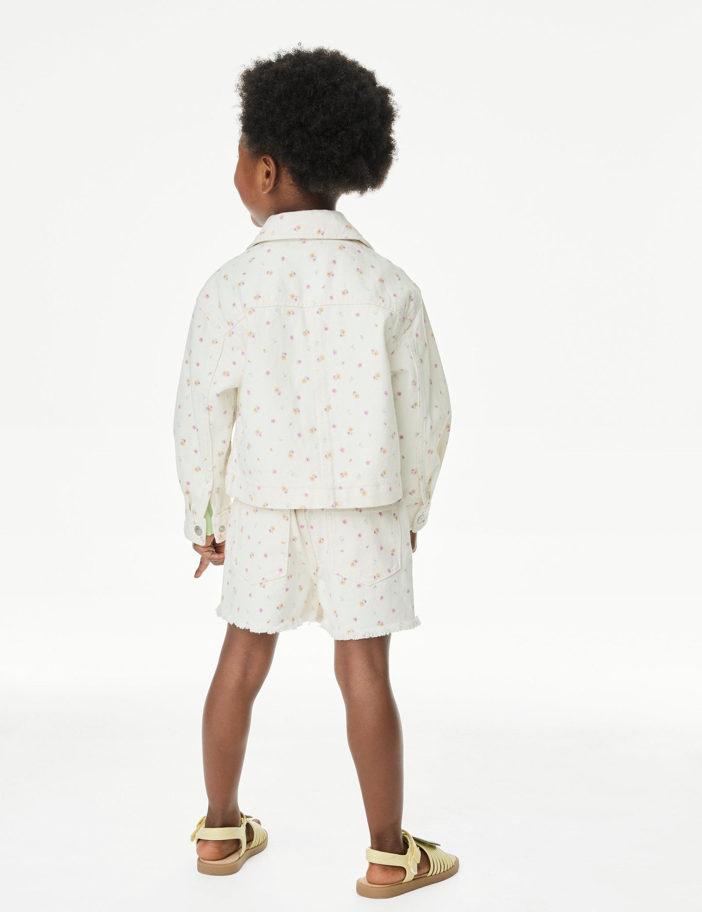 3'lü Çiçek Desenli Outfit Set (2-8 Yaş)