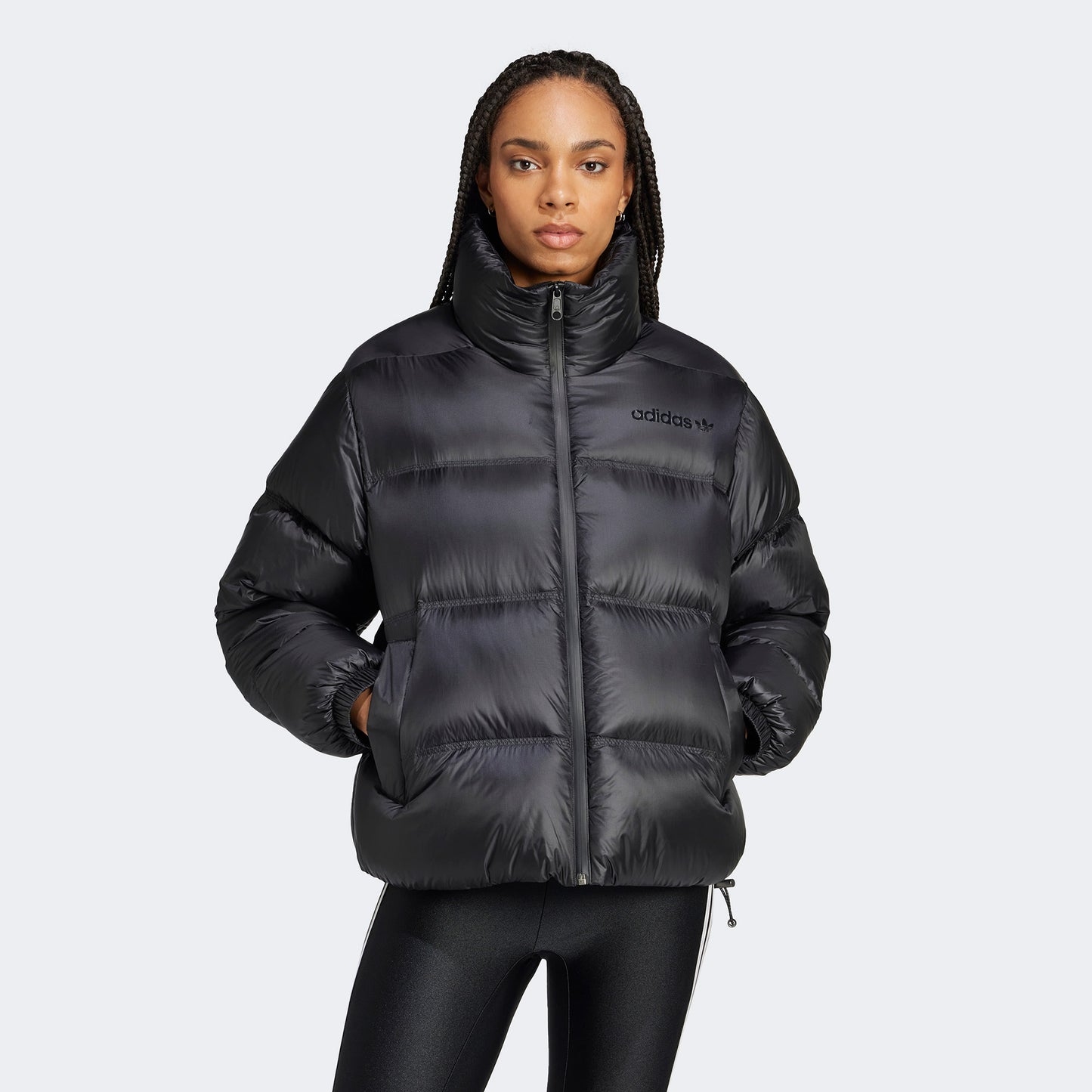 Adidas Premium Puffer Kadın Siyah Mont