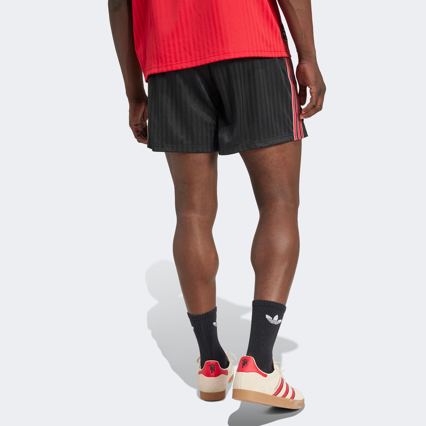 Adidas Manchester United Terrace Icons 24-25 Erkek Siyah Futbol Şortu