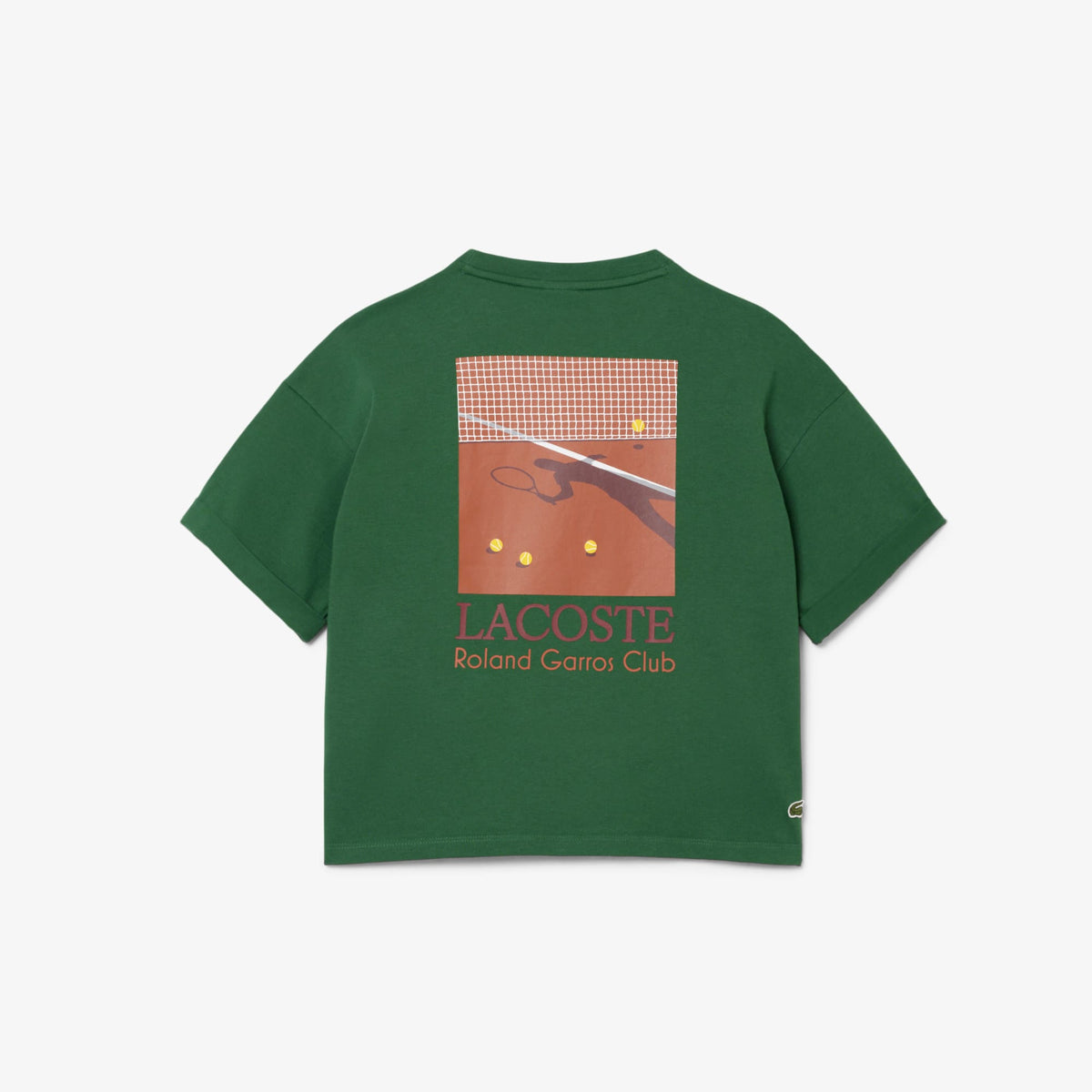 Lacoste Relaxed Fit Kadın Yeşil T-shirt