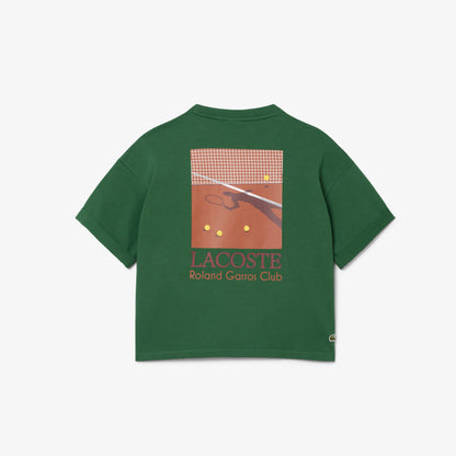 Lacoste Relaxed Fit Kadın Yeşil T-shirt