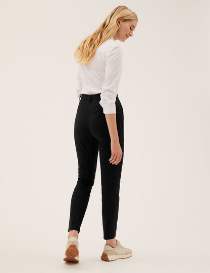 Slim Fit Yüksek Bel Pantolon