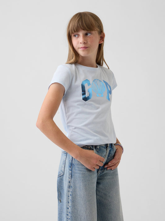 Açık Mavi Gap Logo T-shirt