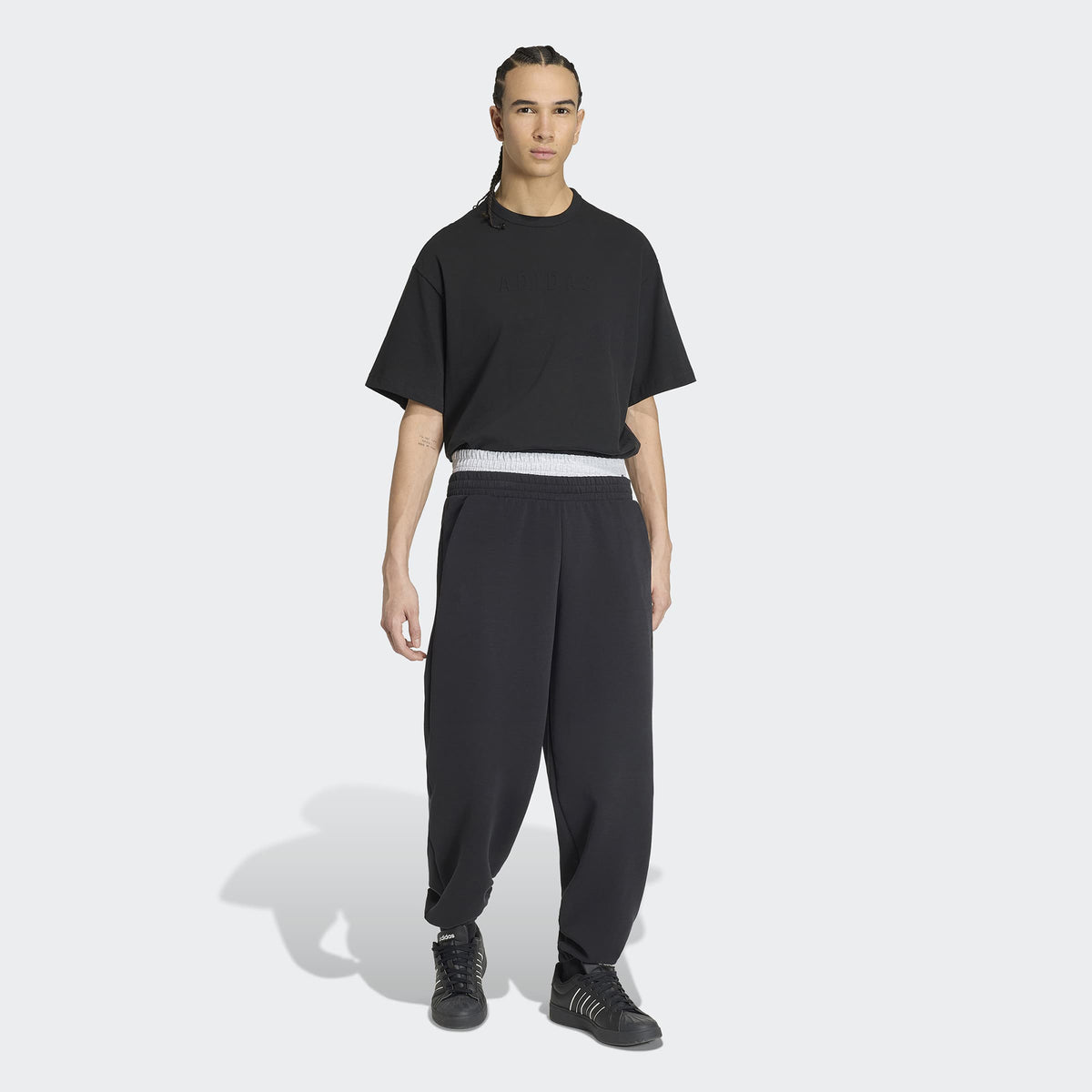 Adidas Soft Lux Graphic Erkek Siyah T-shirt