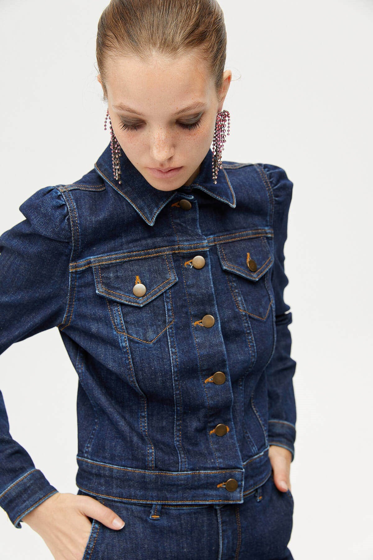 Kısa Denim Ceket
